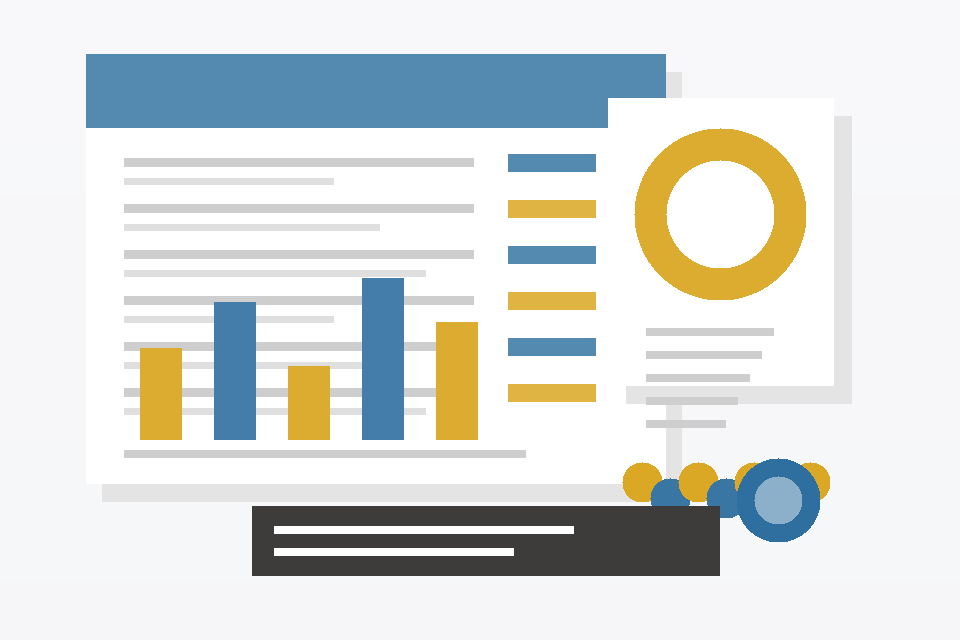 Appunti di budget domestico italiano con grafici e ricevute
